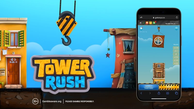 Immagine: Scopri il Gioco di Azzardo Tower Rush con soldi veri su Sisal e Galaxsys